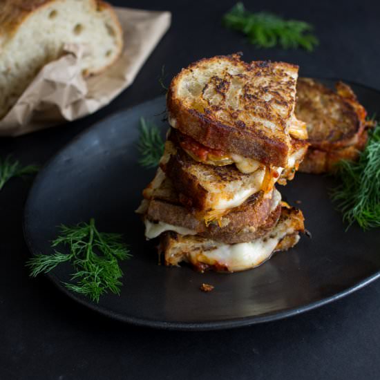 Pizza Grilled Cheese - Recipe photo by Malgosia