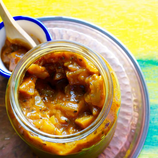 Sweet n Sour Mango Pickle - Recipe photo by acupcakeforlove