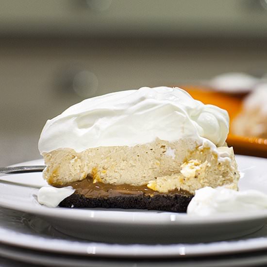 Peanut Butter Cream Cheese Pie - Recipe photo by bitebymichelle