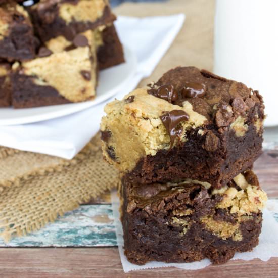 Cookie Brownie Bars - Recipe photo by SugarSpunRun