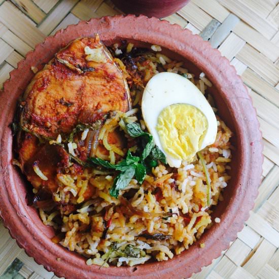 Fish Biryani - Recipe photo by My Tryst With Food And Travel
