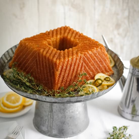 Jalapeno Cornmeal Cake - Recipe photo by sprinklebakes