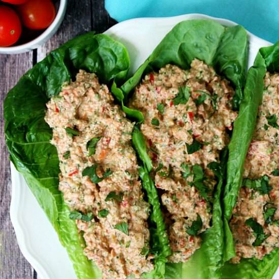 Raw Vegan Mock "Chicken" Salad - Recipe photo by thehealthyfamilyandhome