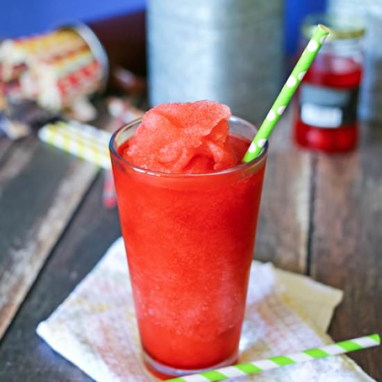 Homemade Cherry Slurpee - Recipe photo by Kleinworth &amp; Co