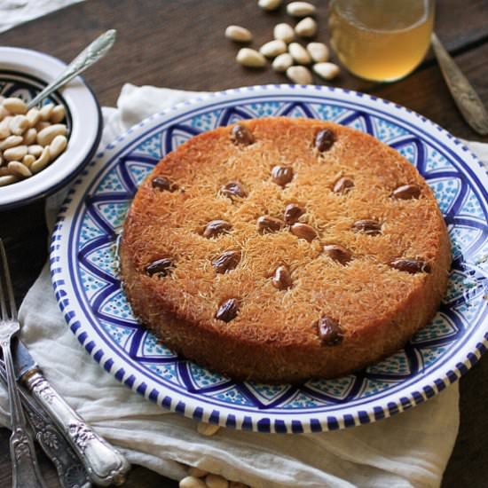 Konafa Cake with Ricotta Filling - Recipe photo by mattersofthebelly