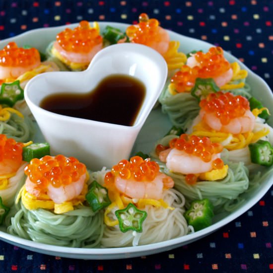 Easy and Gorgeous Deco Somen - Recipe photo by ochikeron