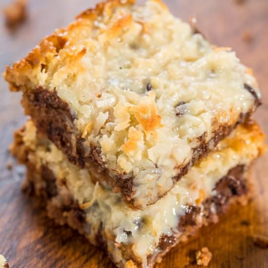 Chocolate Chip Cookie Magic Bars - Recipe photo by Averie