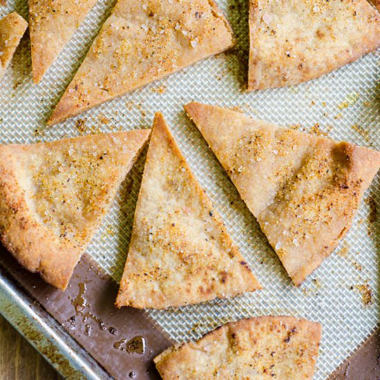 Homemade Pita Chips - Recipe photo by freshaprilflours