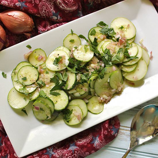 Cucumber Shallot Salad - Recipe photo by CynthiaRusincovitch