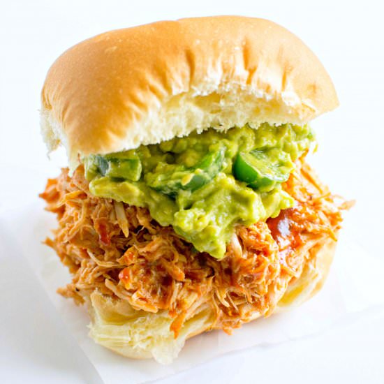 Crockpot Smokey Pulled Chicken - Recipe photo by slowcookergourmet