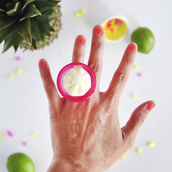 Whipped Pineapple Ring-Pop Popsicle - Recipe photo by delineate your dwelling