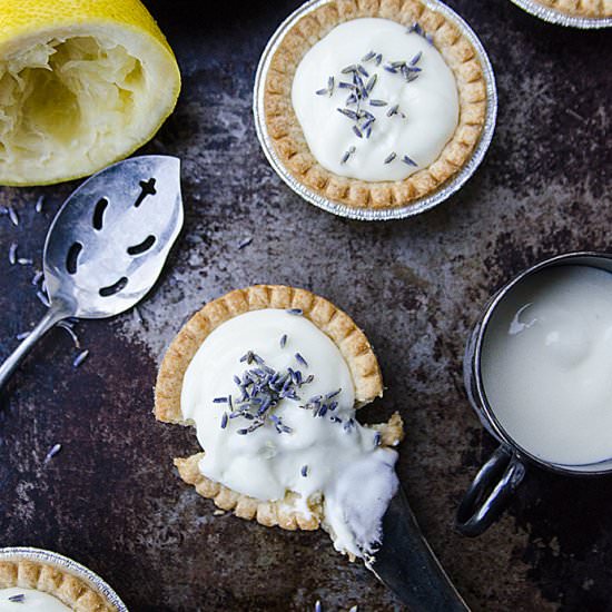 Lemon Lavender Tartlet - Recipe photo by April Golightly