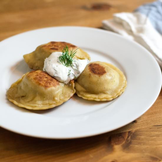 Leek Powder Pierogis - Recipe photo by eohynn