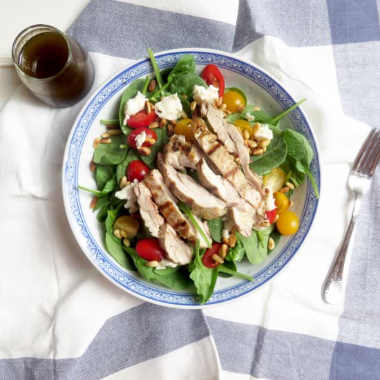 Tuscan Chicken Salad with Roquefort - Recipe photo by thetoastedpinenut