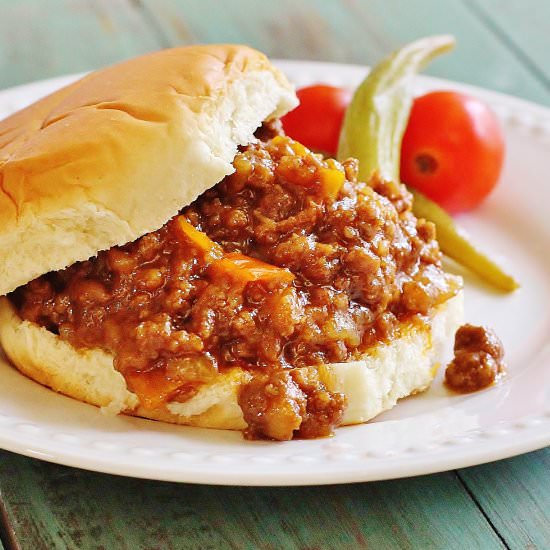 Two Meat Sloppy Joe - Recipe photo by syrupandbiscuits