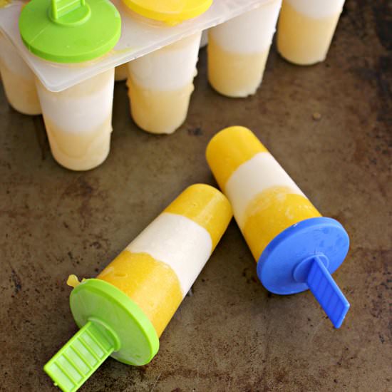 Mango Coconut Cream Popsicles - Recipe photo by Abountifullove