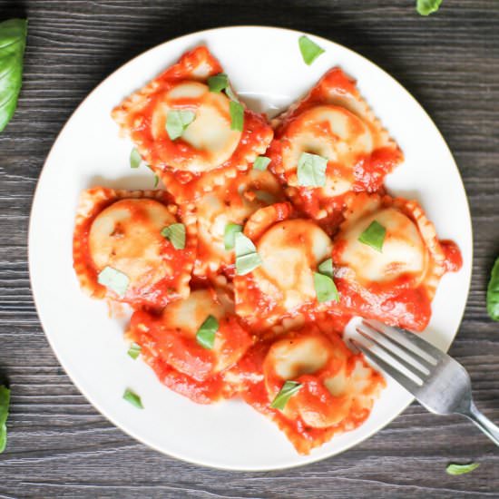 Freezer Friendly Vegan Ravioli - Recipe photo by RecipeRighter