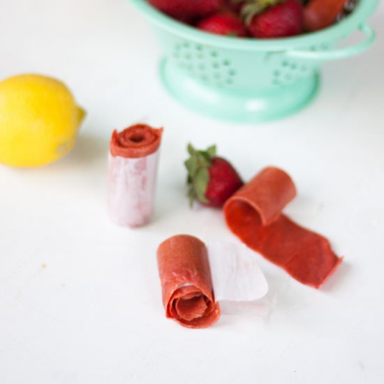 Strawberry Lemonade Fruit Leather - Recipe photo by OhSoDelicioso