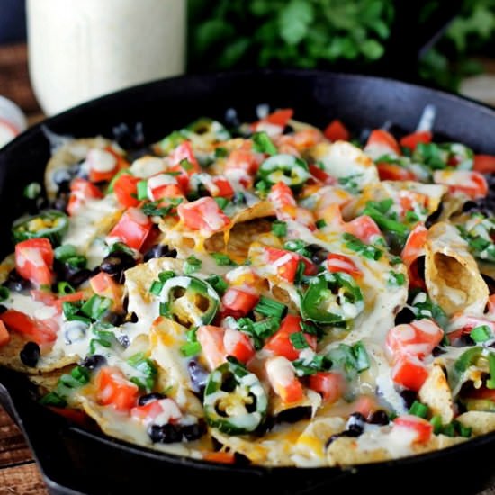 Jalapeno Ranch Loaded Nachos - Recipe photo by mysuburbankitchen