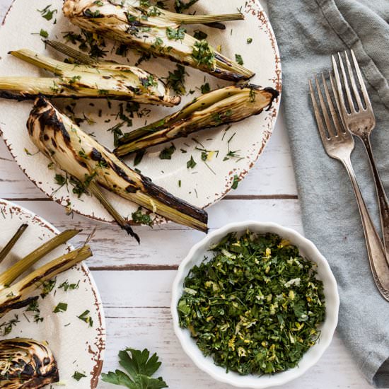 Grilled Fennel - Recipe photo by dishing up the dirt