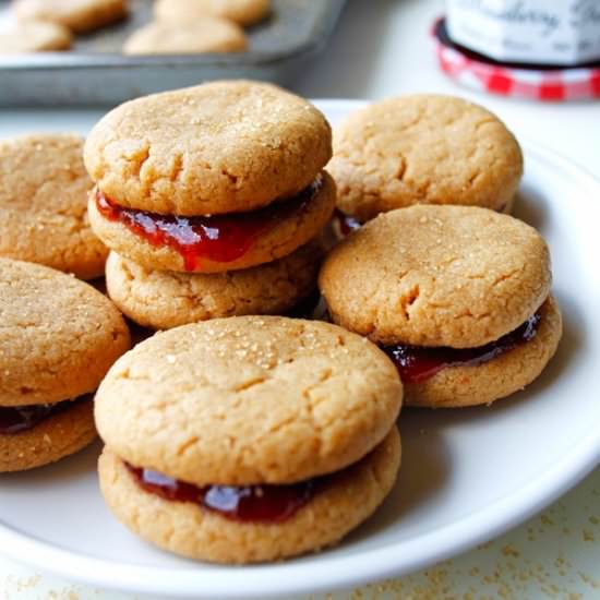 Peanut Butter & Jelly Cookies - Recipe photo by passthechallah