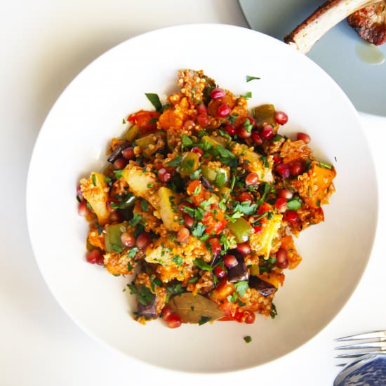 Quince, Pumpkin and Quinoa Salad - Recipe photo by littlebigh