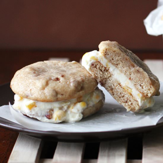 Bacon and Corn Ice Cream Sandwich - Recipe photo by the tummy train