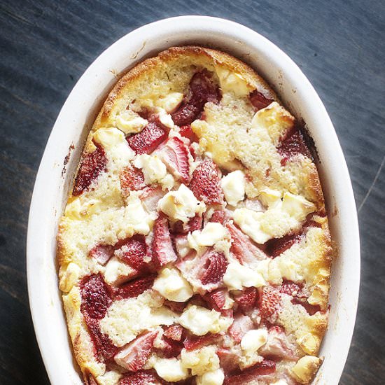 Strawberry Cream Cheese Cobbler - Recipe photo by pretty plain janes