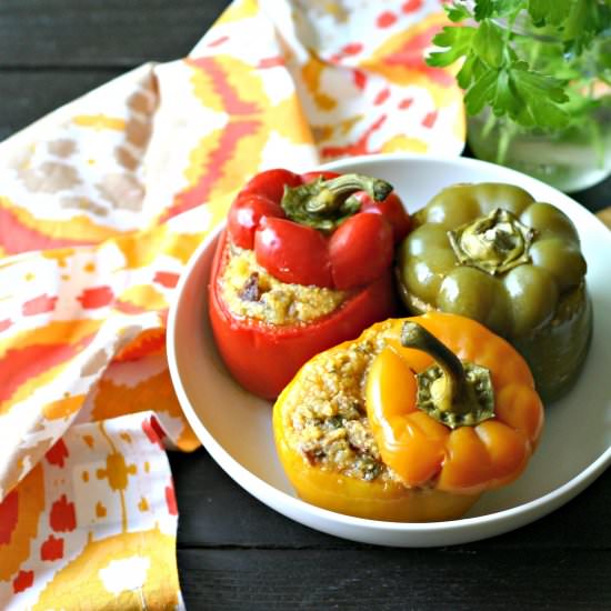 Slow Cooker Polenta Chorizo Peppers - Recipe photo by EverydayMaven
