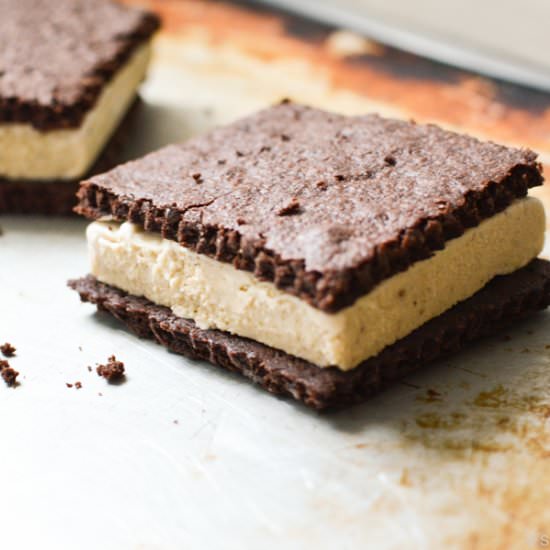 S'mores Ice Cream Sandwiches - Recipe photo by SprinkledWithJules