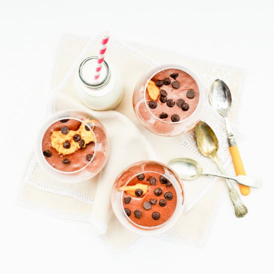 Vegan Choc Chip Mousse - Recipe photo by Jacqueline - Tinned Tomatoes