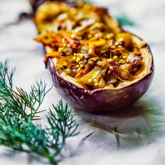 Eggplant and quinoa - Recipe photo by dorota.wizart
