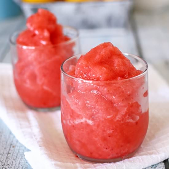 Frozen Strawberry Lemonade - Recipe photo by Kleinworth &amp; Co