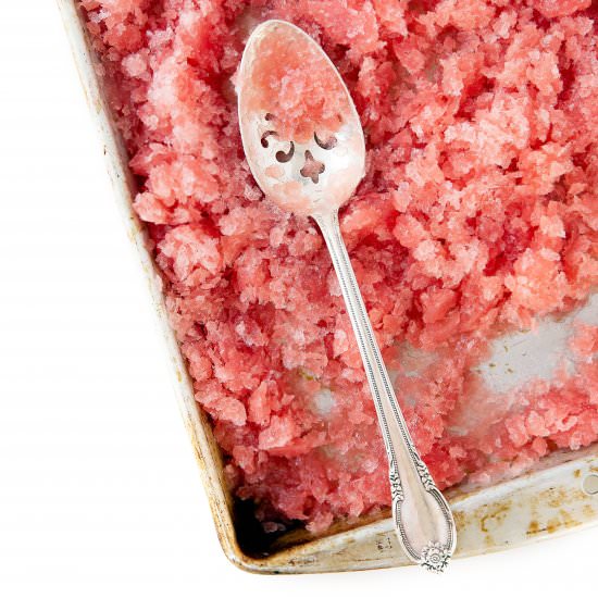 Watermelon Mojito Granita - Recipe photo by broma bakery