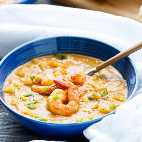 Shrimp and Corn Chowder - Recipe photo by littlespicejar