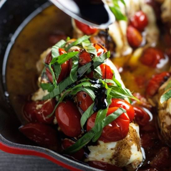 Baked Caprese Chicken - Recipe photo by littlespicejar
