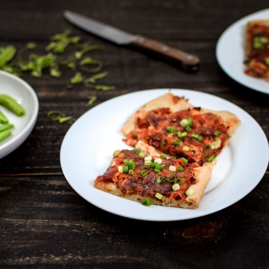 Bolognese Pizza - Recipe photo by baconeggcheesecake