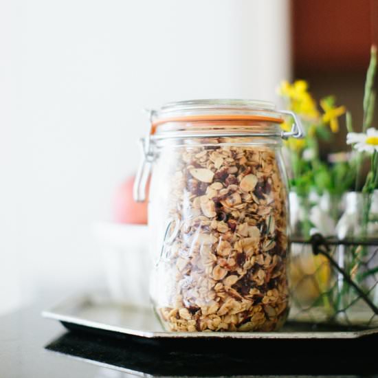 Homemade Granola - Recipe photo by sweetkiera