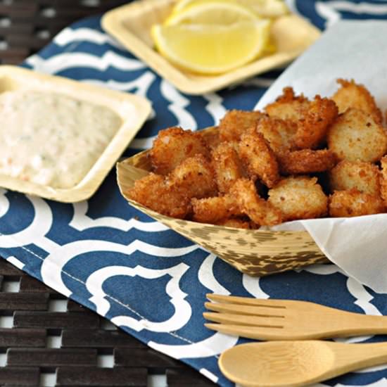 Scallop "Chips" - Recipe photo by maeghan21