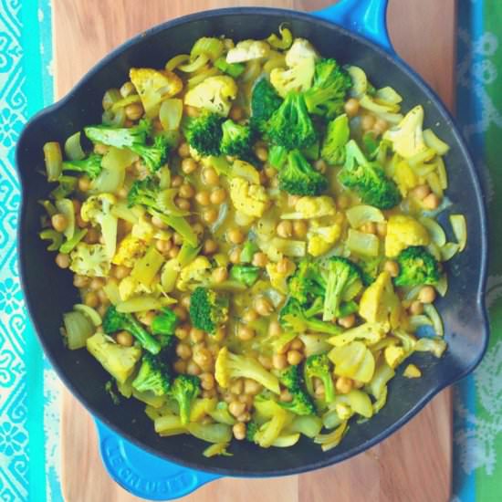 Quick Chickpea Curry - Recipe photo by JBraddockRD