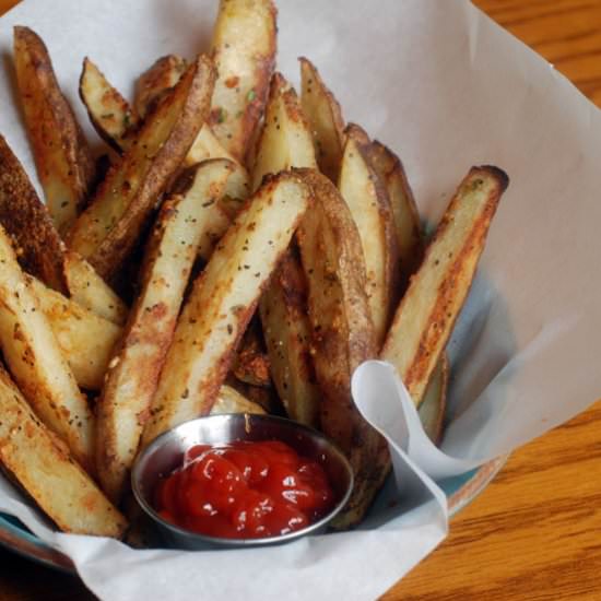 Oven-Baked French Fries - Recipe photo by Circle B Kitchen