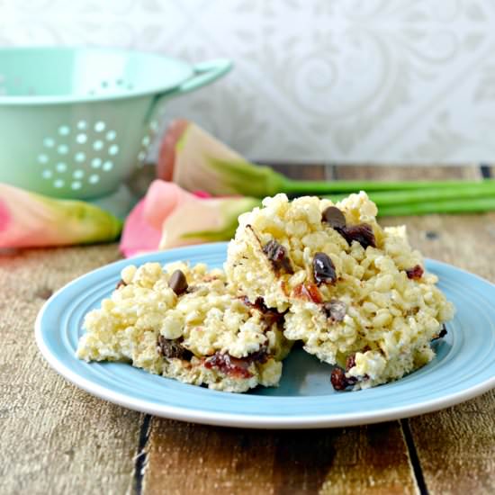 Chocolate Cherry Rice Krispie Treat - Recipe photo by SheSaved