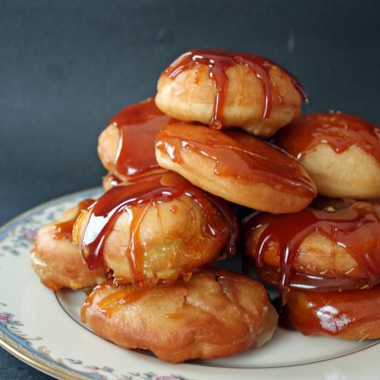 Vegan Crème Brûlée Doughnuts - Recipe photo by June Burns
