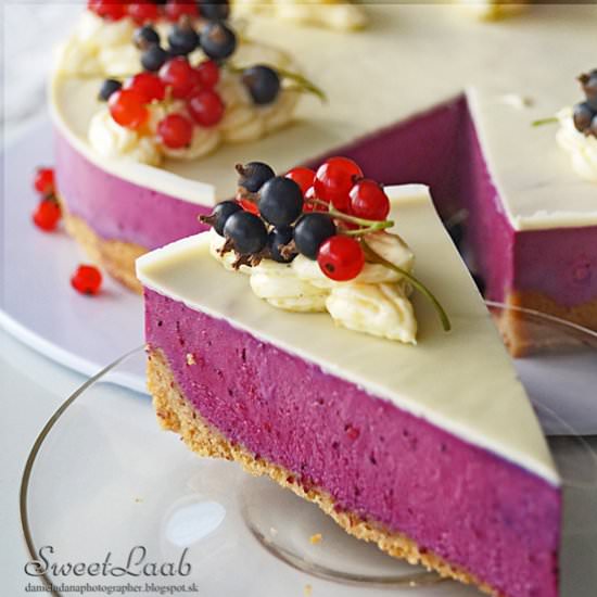 Black Currant Unbaked Tart - Recipe photo by SweetLaab