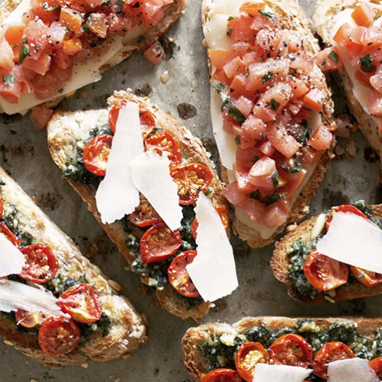 Tomato and Basil Bruschetta - Recipe photo by Enzo the Baker