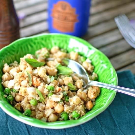 Quinoa and Mint Salad - Recipe photo by Healthy Epicurean