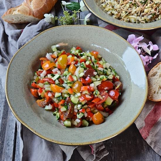 Israeli Salad - Recipe photo by oliveoilandlemons