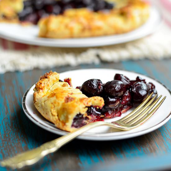 Cherry Galette - Recipe photo by Arbuz.com