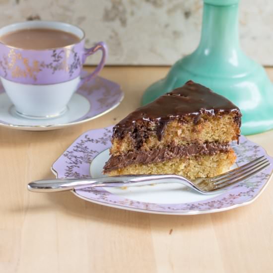 Hazelnut Celebration Cake - Recipe photo by JoJoNookAndCranny