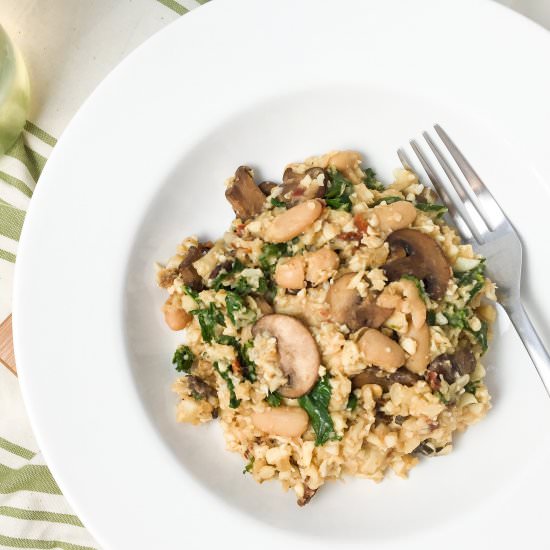 White Bean & Cauliflower "Risotto" - Recipe photo by Petite Canteen